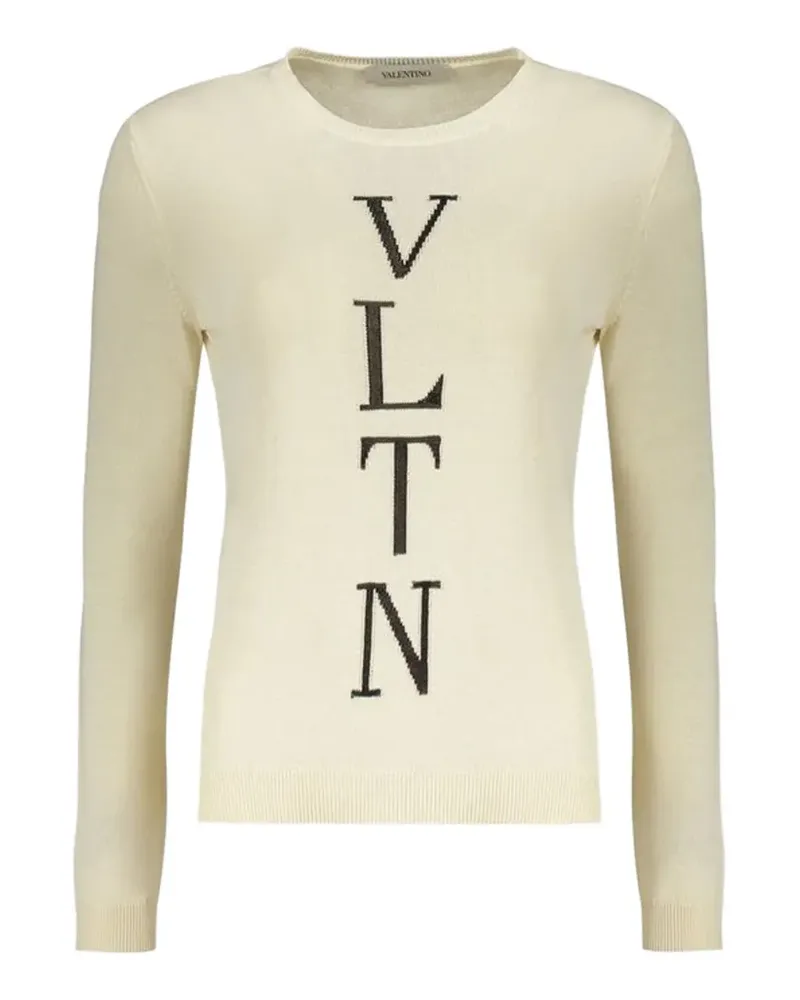 Valentino Garavani intarsia-knit sweater - Nude Nude