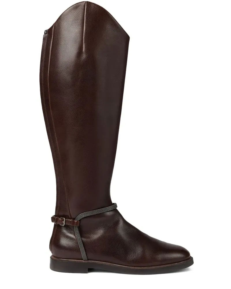 Brunello Cucinelli Stiefel mit Schnalle - Braun Braun