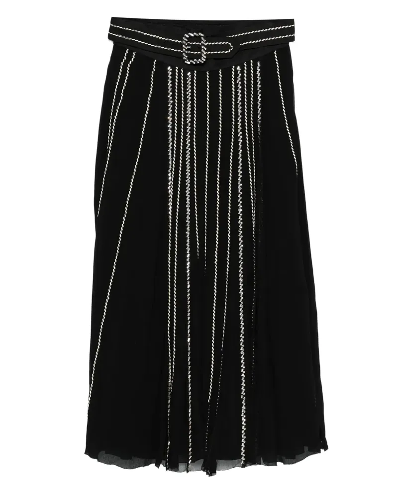 Prada Rock mit Kristallen - Schwarz Schwarz