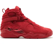 Air 8 Retro' Wildleder-Sneakers - Rot