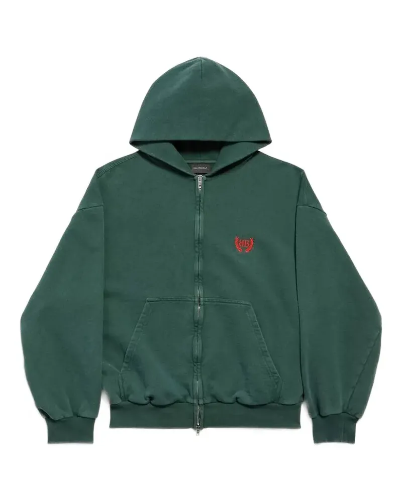 Balenciaga Laurel Classic Kapuzenjacke - Grün Grün