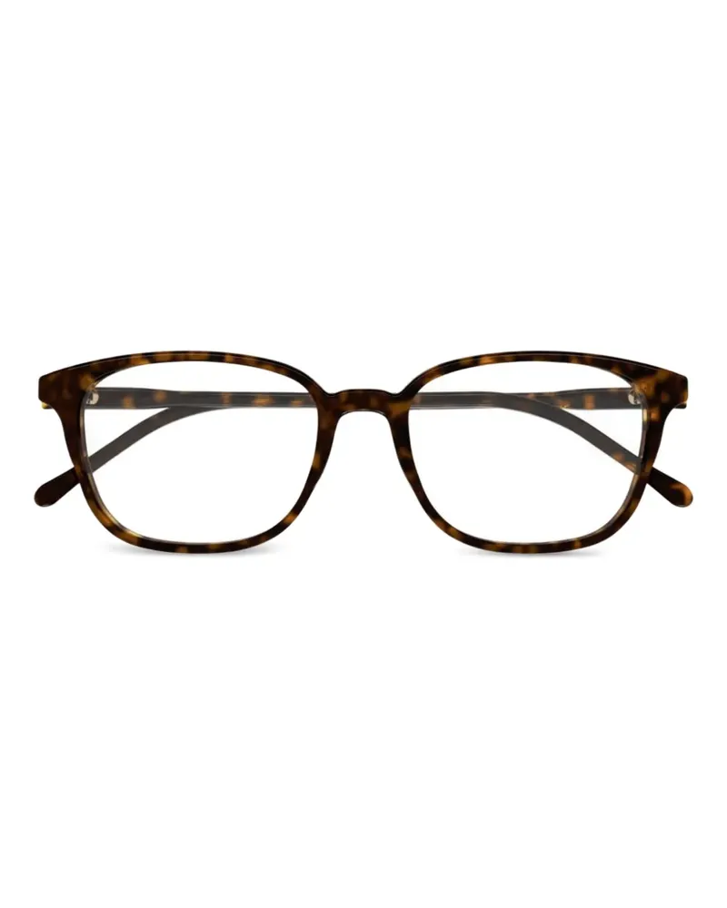Gucci Eckige GG1213O Brille in Schildpattoptik - Braun Braun