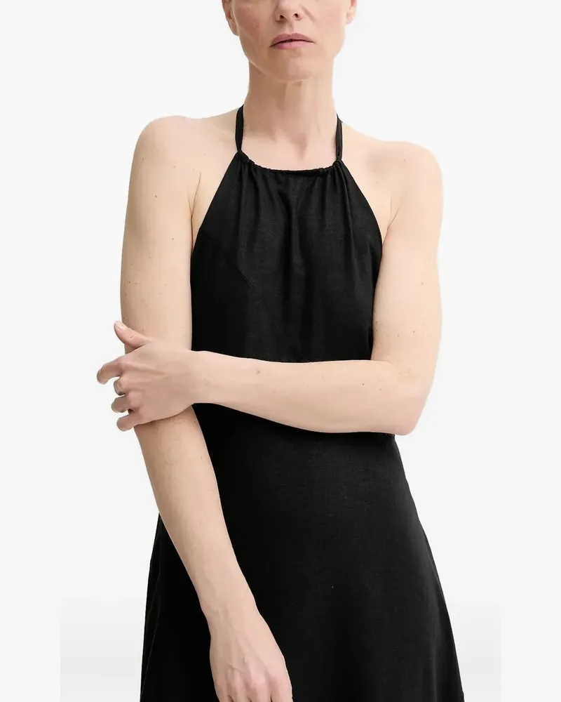 Gestuz GZizza Neckholder-Midikleid - Schwarz Schwarz