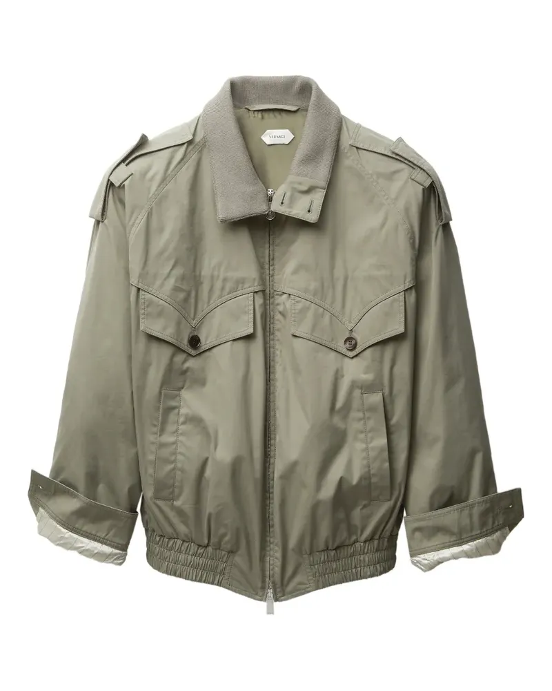 Versace Blouson aus Baumwolle - Grün Grün