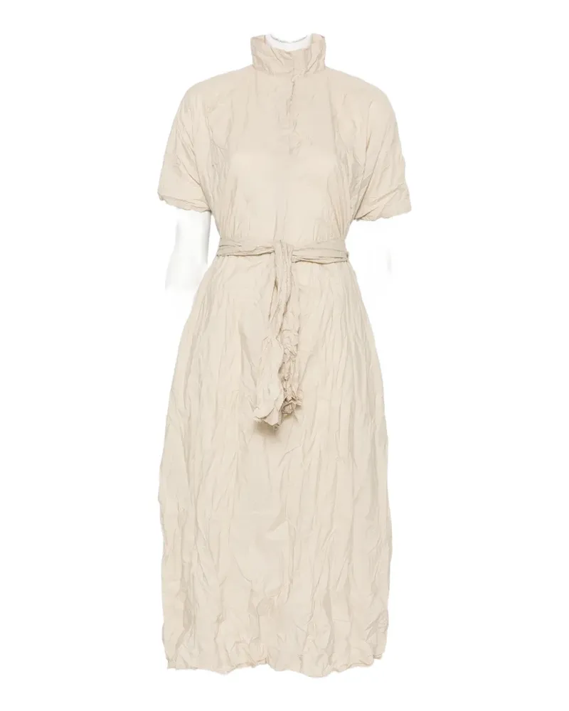 Daniela Gregis tie-waist midi dress - Nude Nude