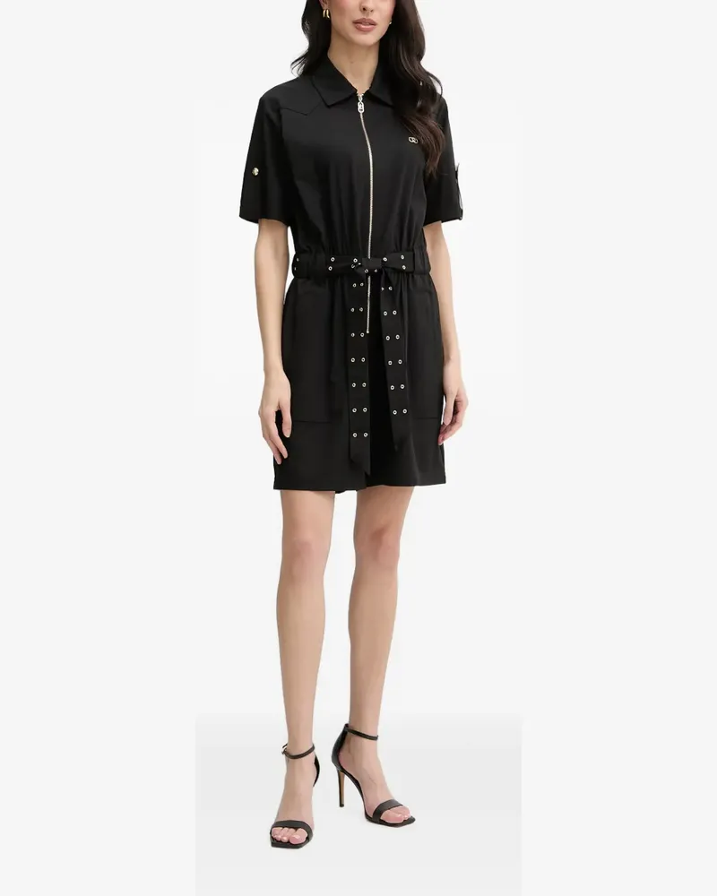 Liu Jo belted zip-up playsuit - Schwarz Schwarz