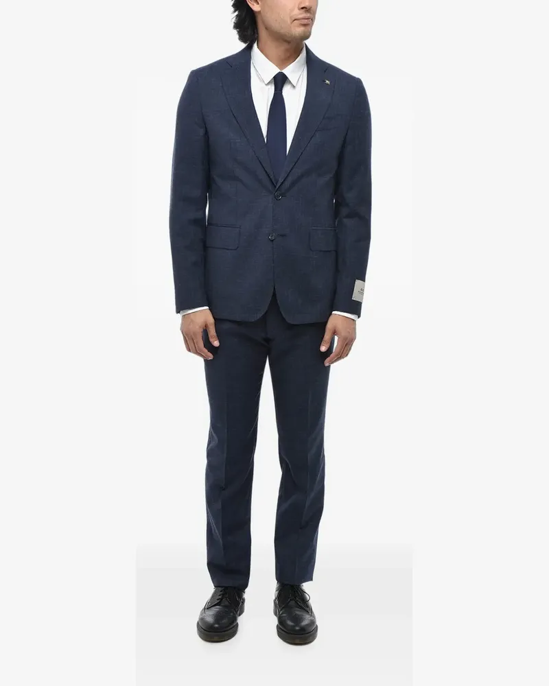 Corneliani checked single-breasted suit - Grau Grau