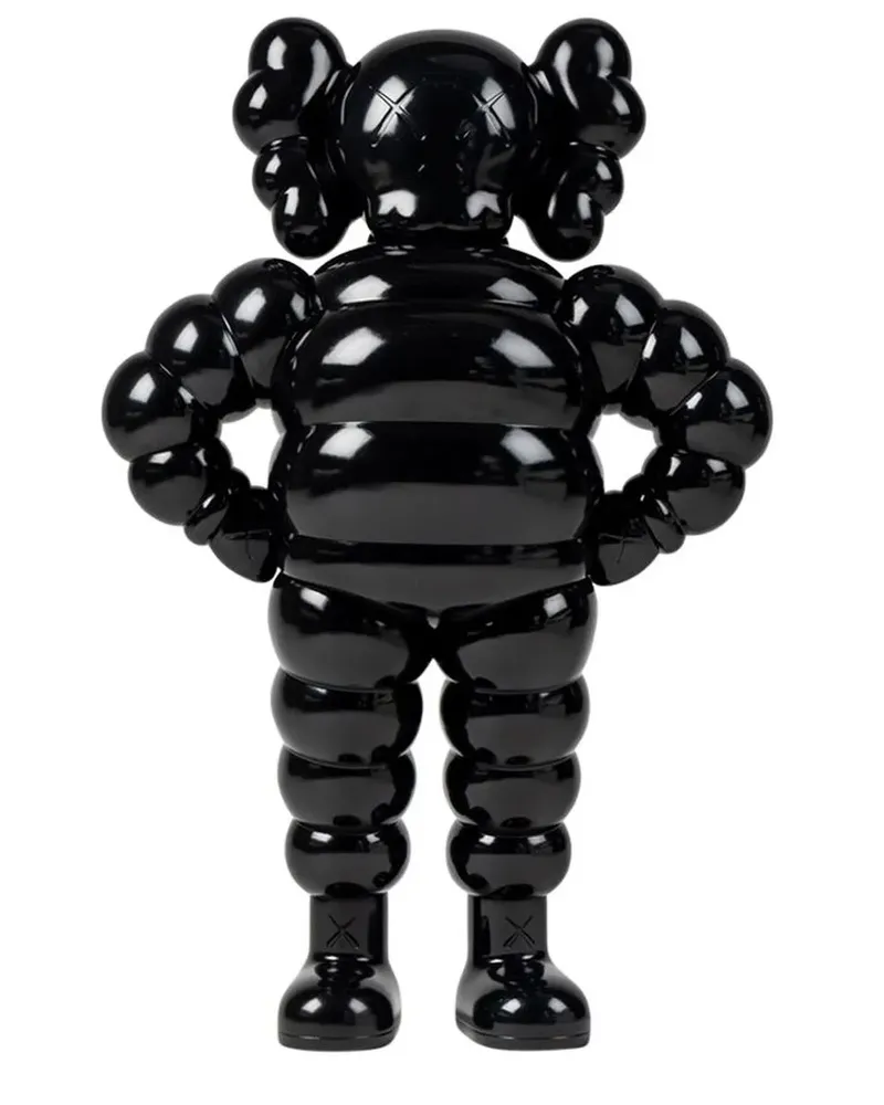 KAWS CHUM Sammlerfigur - Schwarz Schwarz