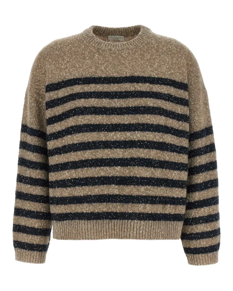 Brunello Cucinelli Pullover mit Pailletten - Nude Nude