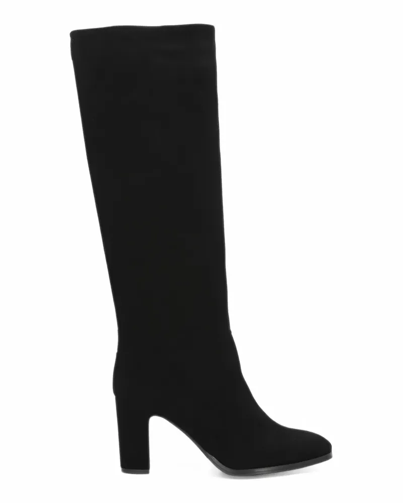 Julie Dee suede round-toe boots - Schwarz Schwarz