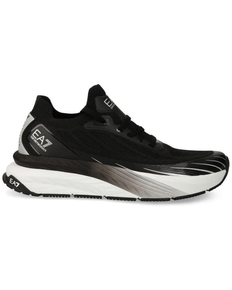 EA7 Crusher Distance Sneakers - Schwarz Schwarz
