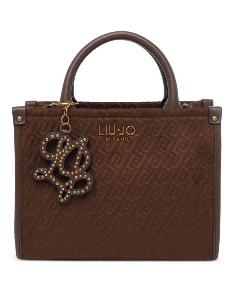 Liu Jo Shopper mit Logo-Prägung - Braun Braun