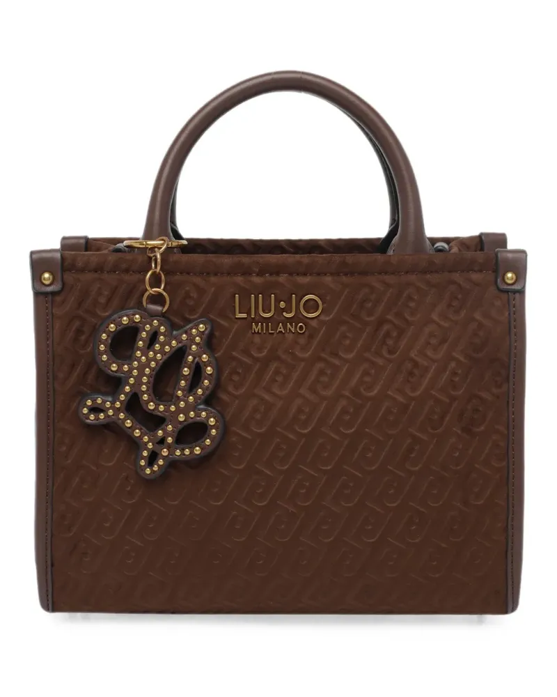 Liu Jo Shopper mit Logo-Prägung - Braun Braun