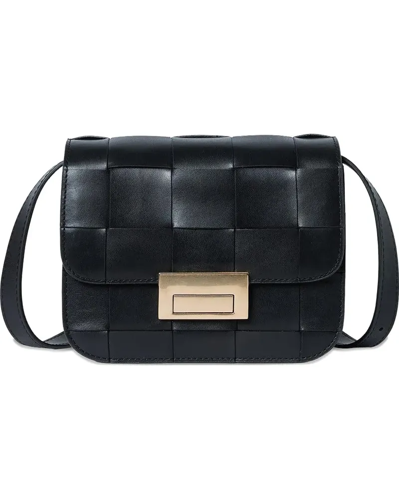 Loeffler Randall woven-design crossbody bag - Schwarz Schwarz