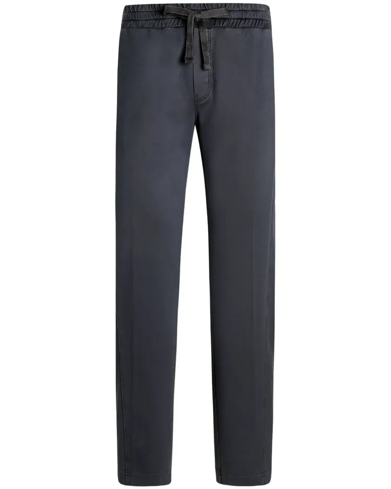 Dolce & Gabbana Jogginghose mit Logo-Schild - Grau Grau