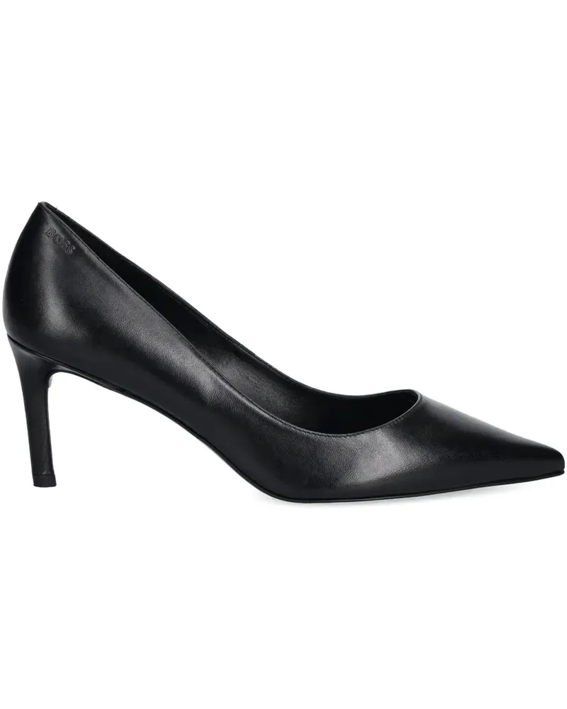 HUGO BOSS Spitze Stiletto-Pumps 70mm - Schwarz Schwarz