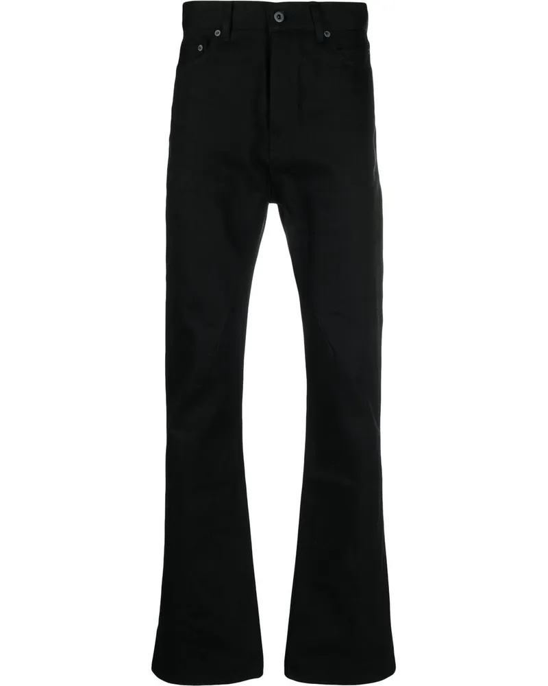 DRKSHDW by Rick Owens Halbhohe Jim Skinny-Jeans Schwarz