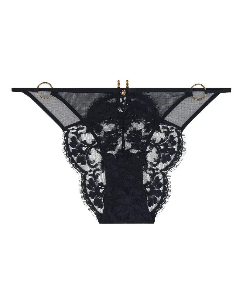 Aubade Under Your Spell Slip - Schwarz Schwarz