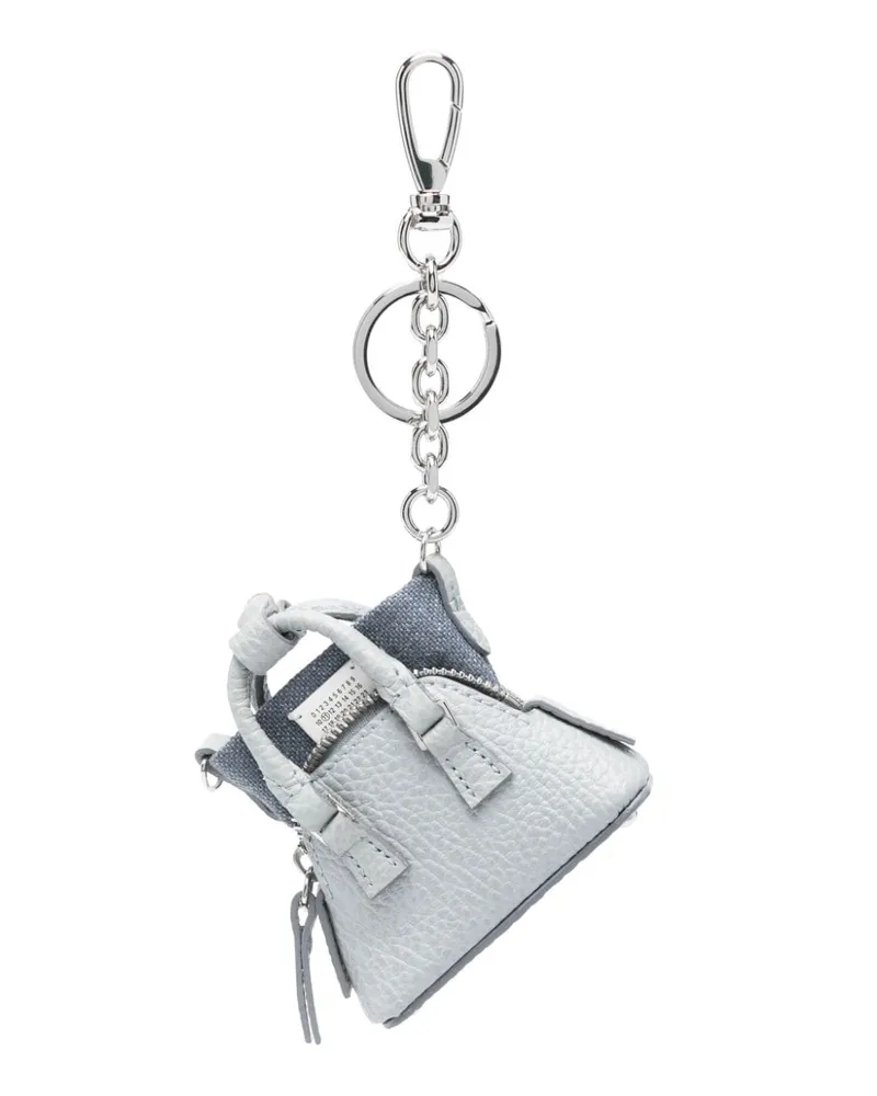 Maison Margiela Schlüsselanhänger mit Tasche-Form - Blau Blau