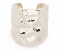 Gehämmerter Ear Cuff - Silber