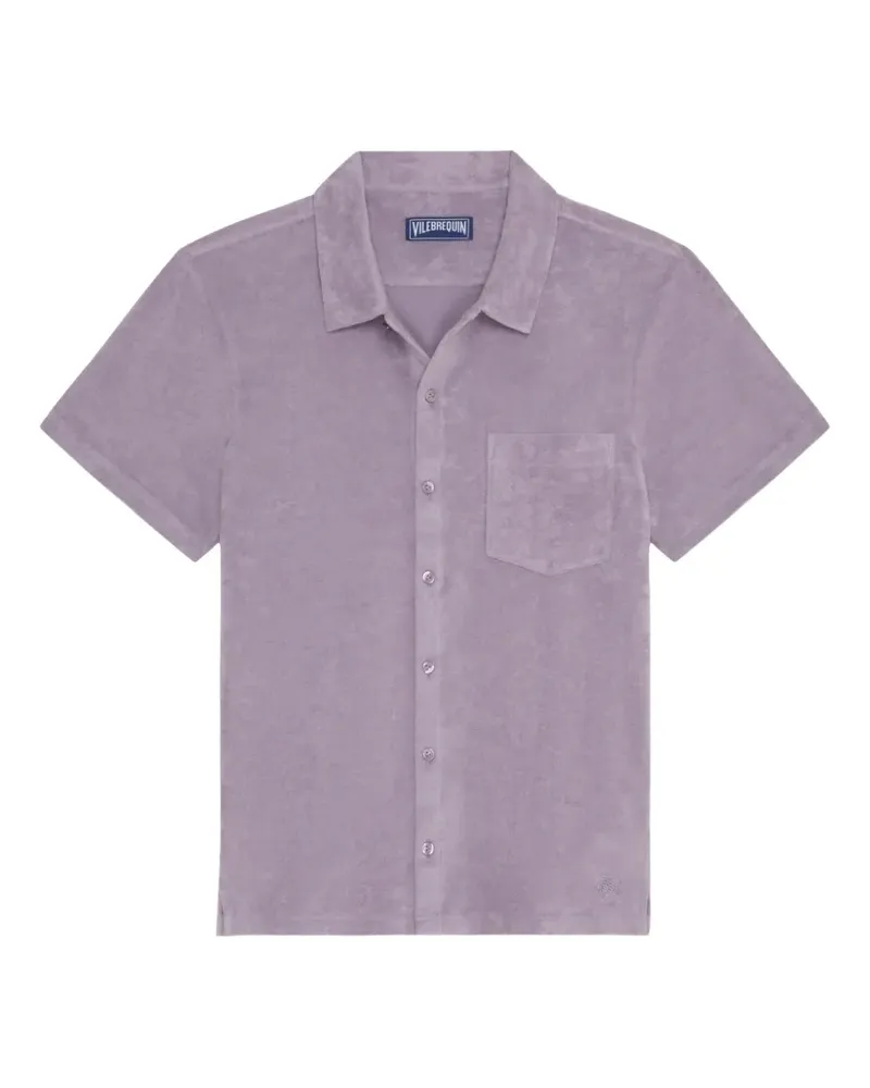 Vilebrequin Terry Bowlinghemd - Violett Violett