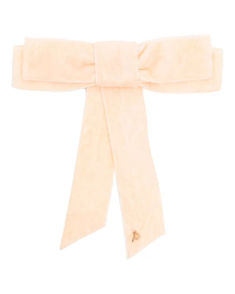Parlor Haarspange aus Samt - Orange Orange