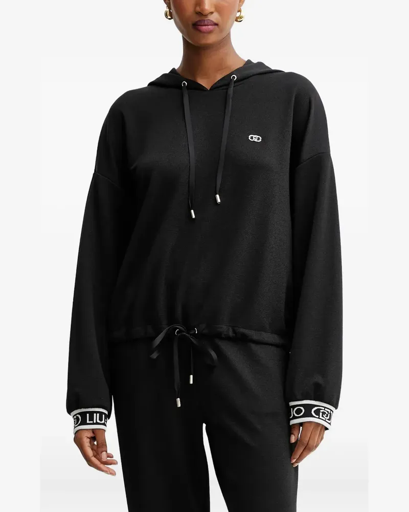 Liu Jo drawstring-fastening sweater - Schwarz Schwarz