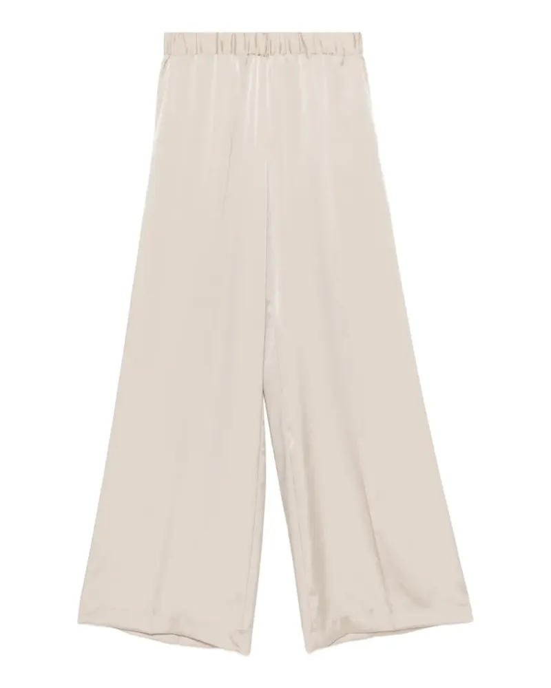 P.A.R.O.S.H. P.A.R.O H. elasticated-waist palazzo pants - Nude Nude