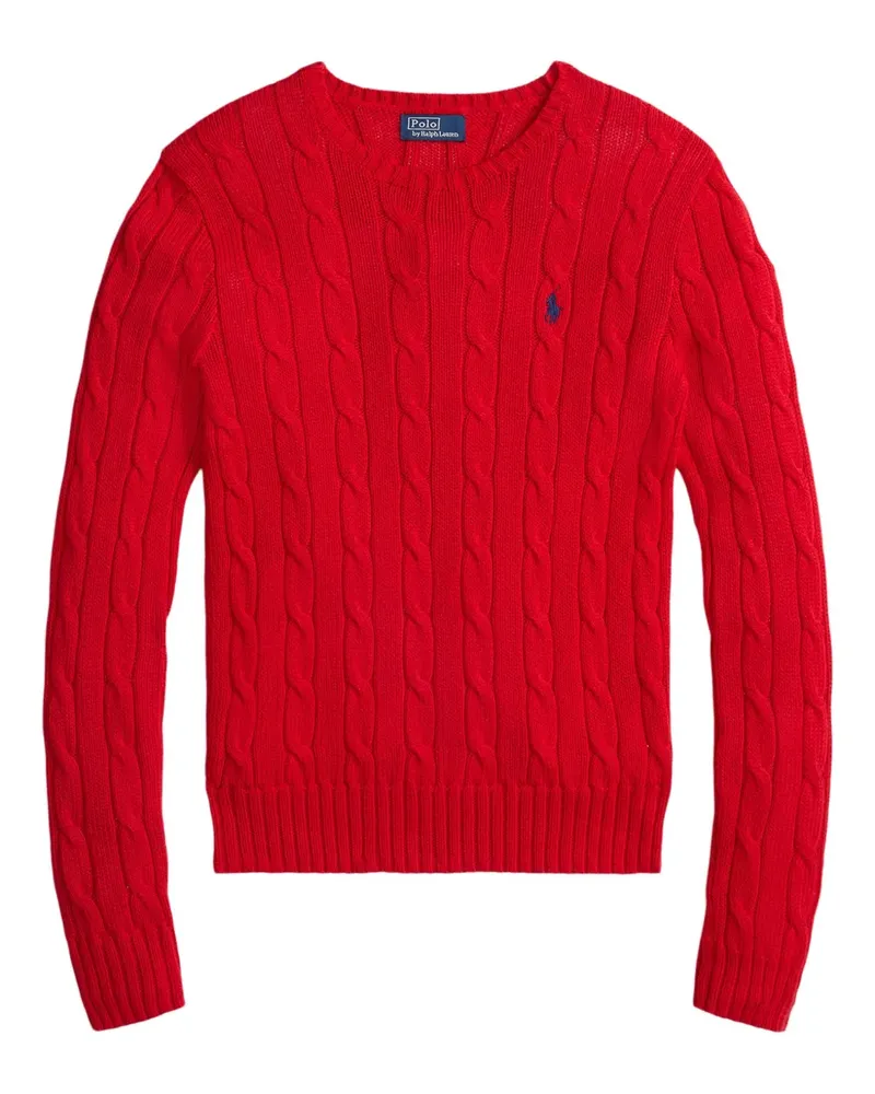 Ralph Lauren Pullover mit Zopfmuster - Rot Rot