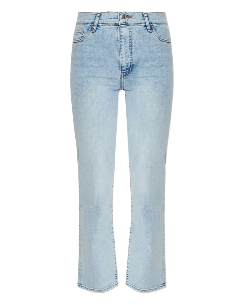 Frame Denim buttoned straight-leg jeans - Blau Blau