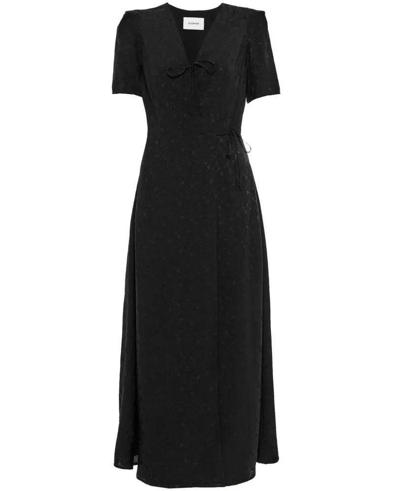 SLEEPER Lola Maxikleid Schwarz