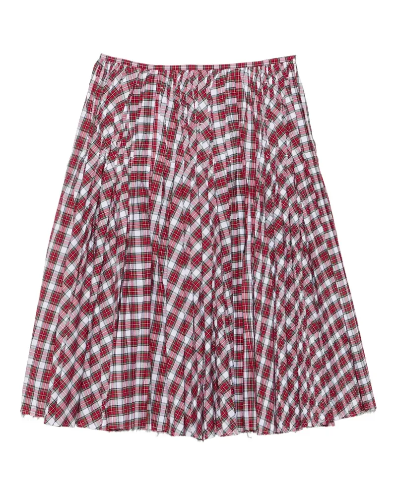 N° 21 check pleated skirt - Rot Rot