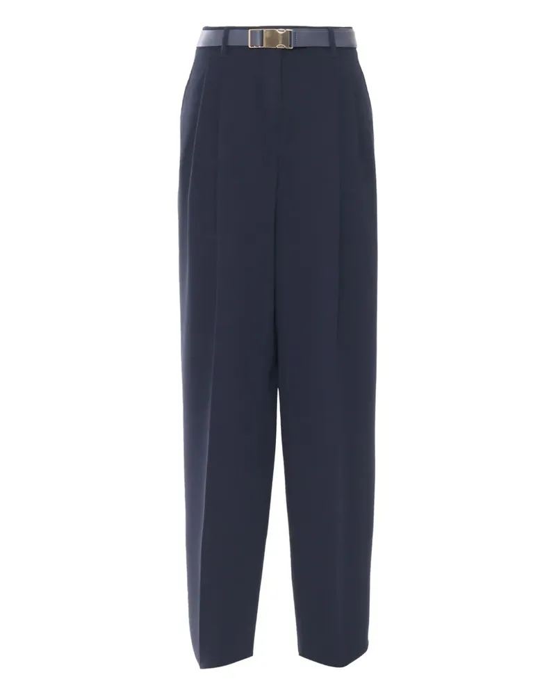 Max Mara Neottia Hose mit Gürtel - Blau Blau