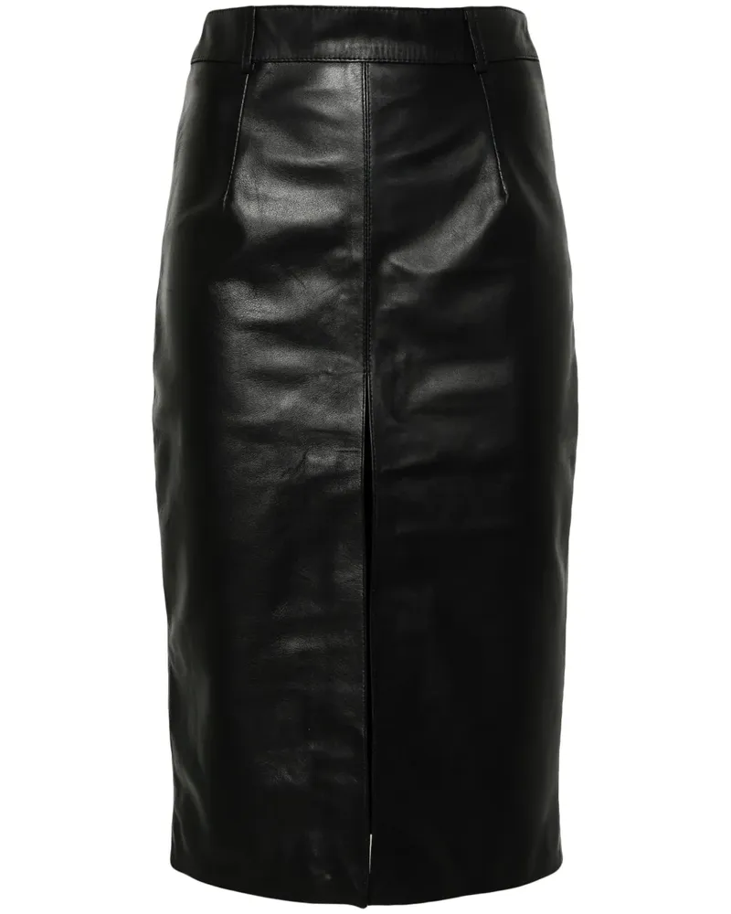 Manokhi Alma Bleistiftrock - Schwarz Schwarz