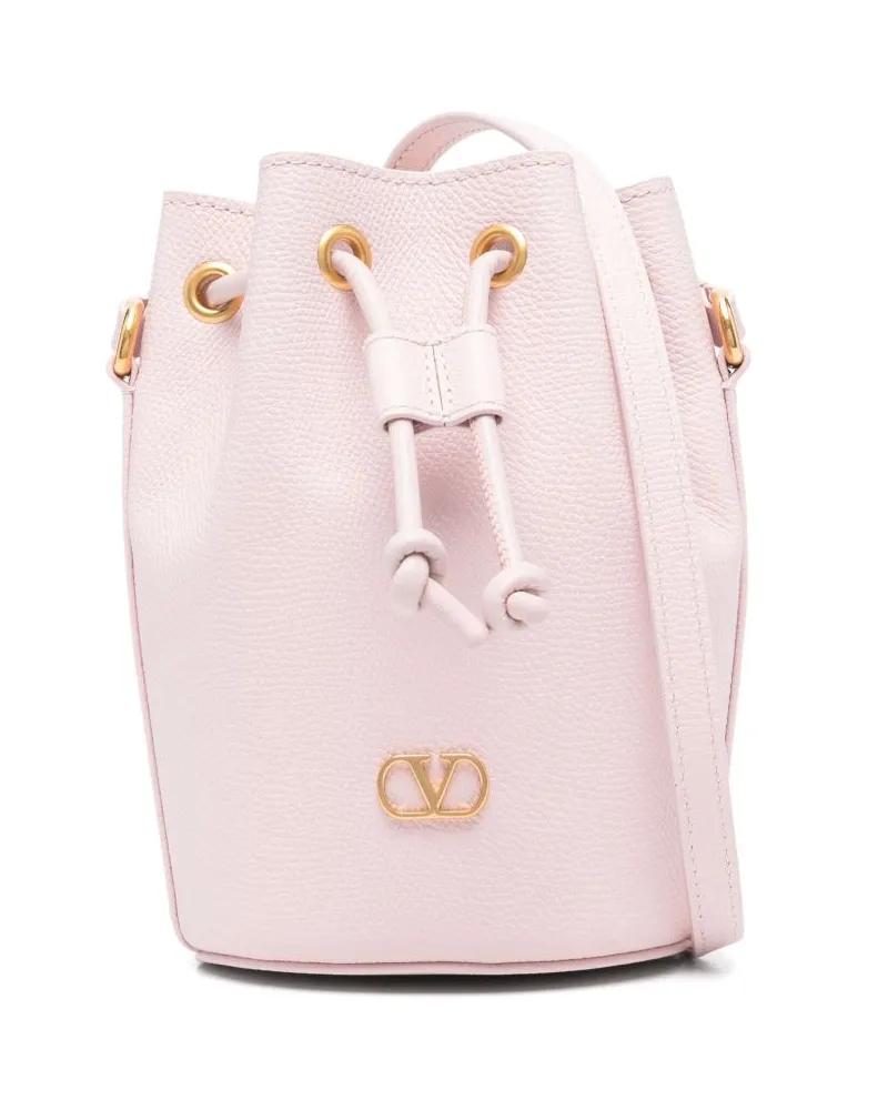 Valentino Garavani Beuteltasche mit VLogo - Rosa Rosa