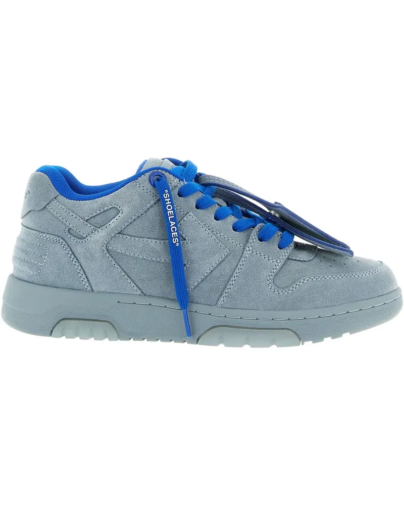 OFF-WHITE Wildleder-Sneakers mit Logo-Detail - Blau Blau