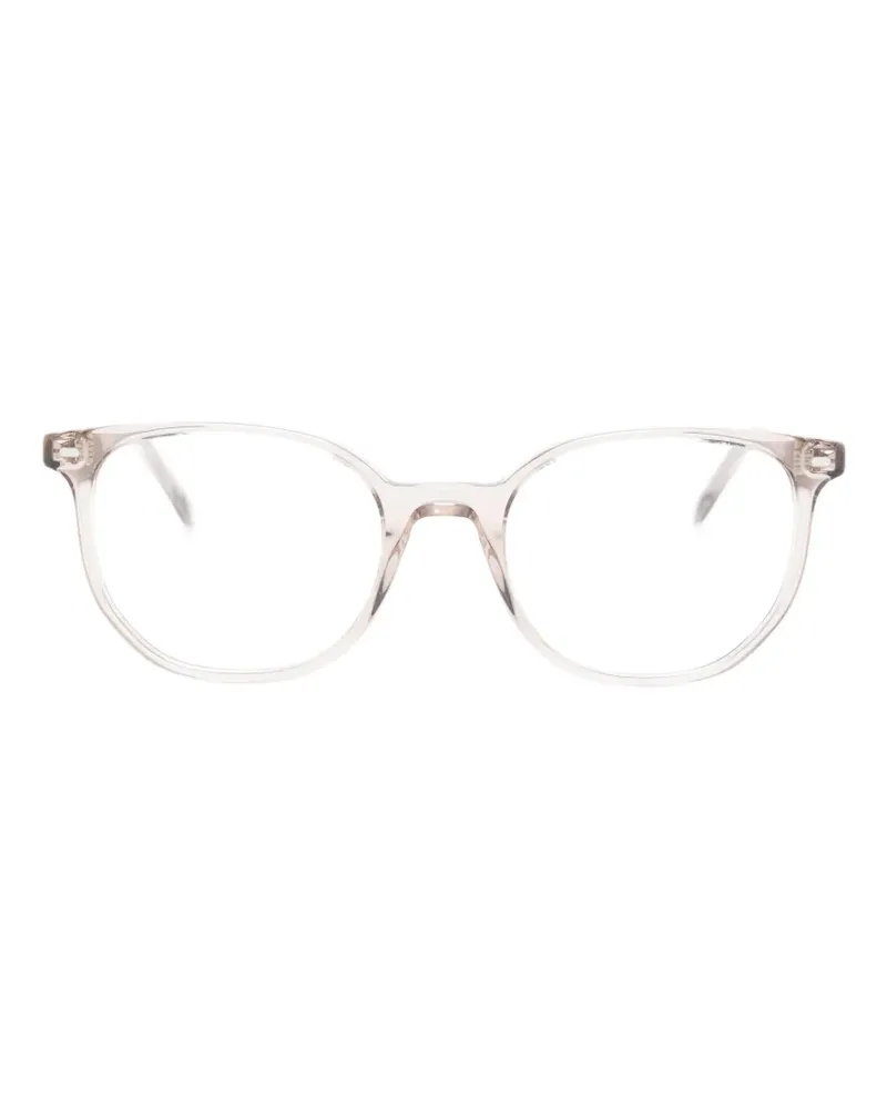 Ray Ban Elliot Sonnenbrille mit rundem Gestell - Nude Nude