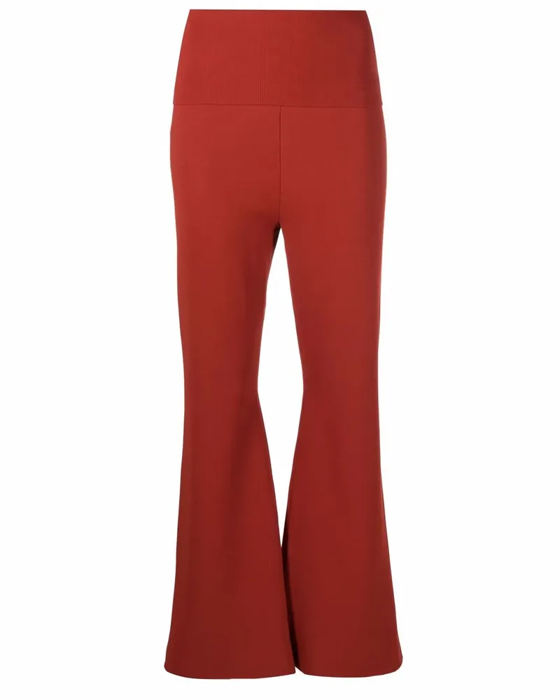 Stella McCartney Gestrickte Schlaghose - Rot Rot