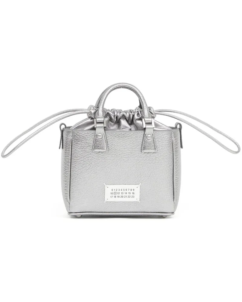 Maison Margiela 5AC Metallic-Shopper - Silber Silber
