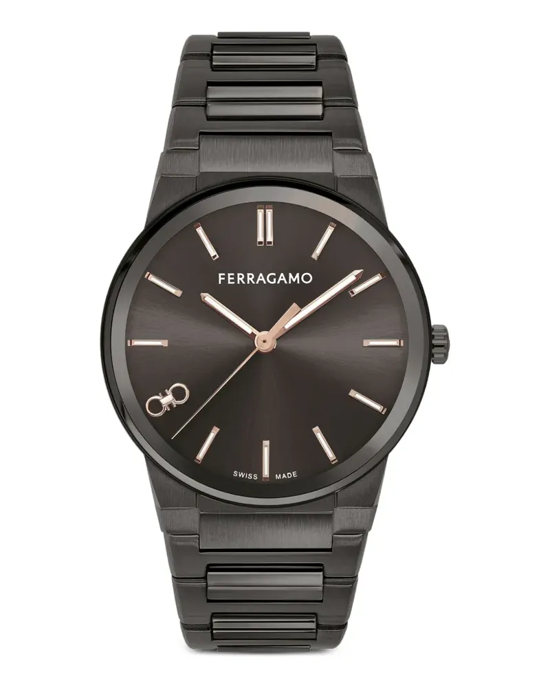 Ferragamo St-Infinity Sapphire Armbanduhr 40mm - Schwarz Schwarz