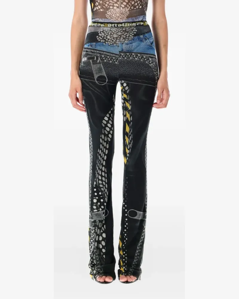 OTTOLINGER Hose mit Print - Schwarz Schwarz