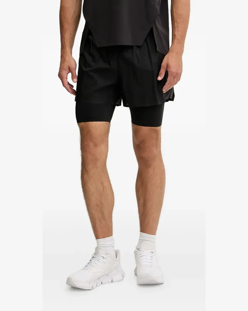 Puma x Heliot Emil Shorts im Layering-Look - Schwarz Schwarz