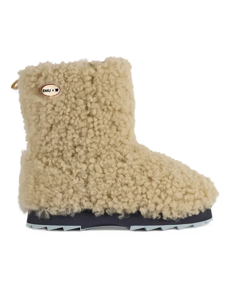 EMU x We Norwegians Sharky Lo Teddy ankle boots - Nude Nude