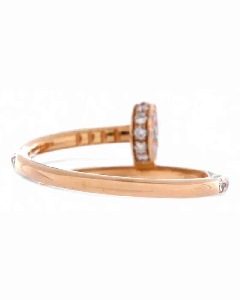 Cartier Juste un Clou Paved 18K Rose Gold with Diamonds Small ring - Rosa Rosa