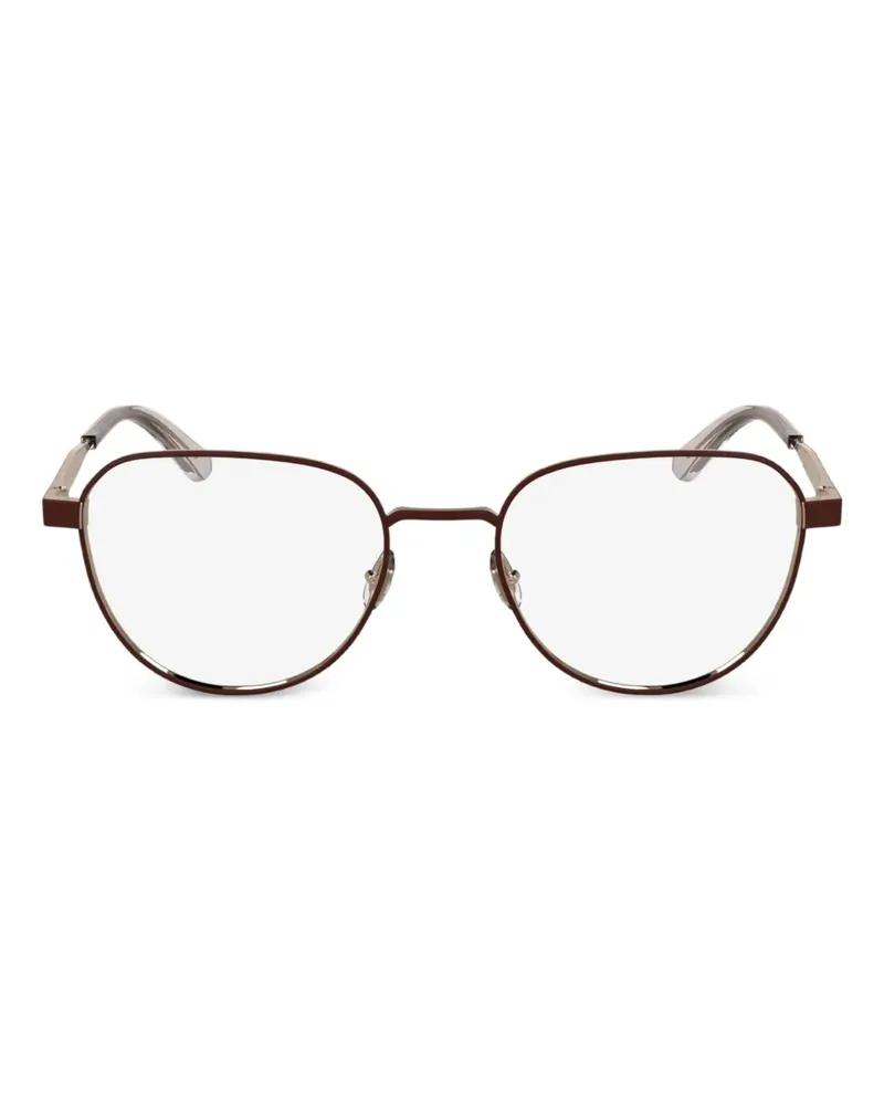 Calvin Klein Brille mit geometrischem Gestell - Rot Rot