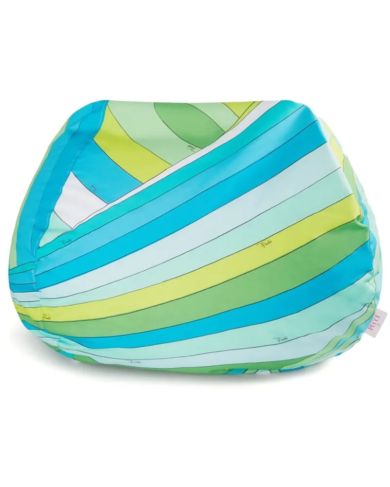 Emilio Pucci Beuteltasche mit Print - Blau Blau