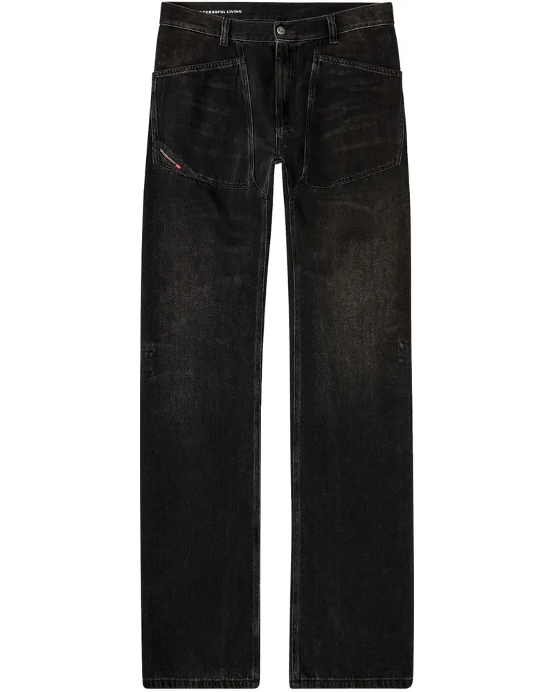 Diesel D-Zeta Jeans - Schwarz Schwarz