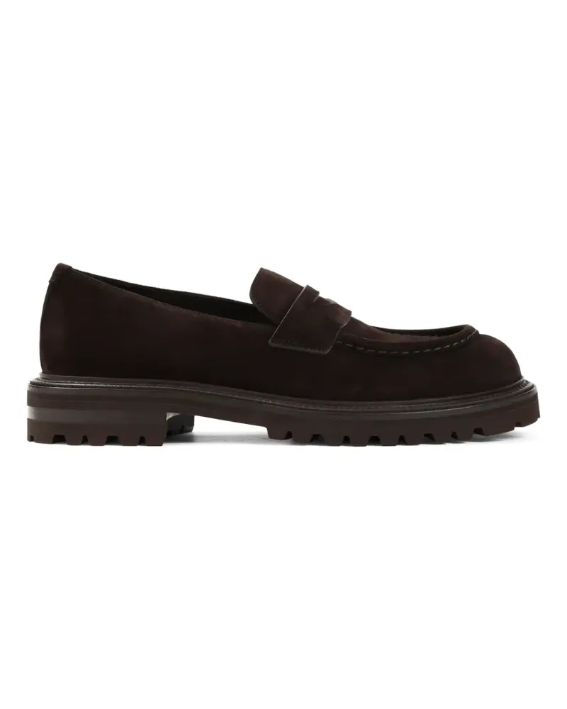 Giorgio Armani Loafer aus Wildleder - Braun Braun
