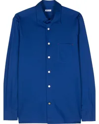 Kiton Langärmeliges Hemd Blau