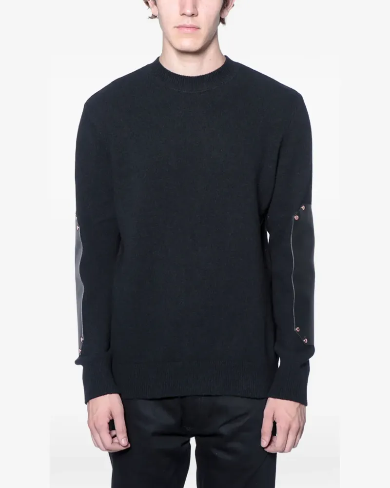 Givenchy studded panelled sweater - Schwarz Schwarz